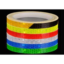 6Pcs)8m Reflective Tape Waterproof Self-Adhesive Reflective Stickers for Cars Bicycles Motorcycles diy Decoration