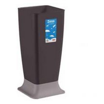 6PZ portaombrelli zeus in polipropilene - colore moka/tortora
