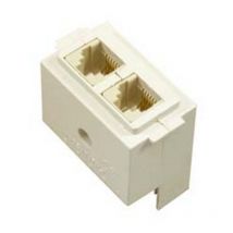 Marlanvil - 6PZ presa telefono doppia 'venus' - RJ12 6 contatti (7109)