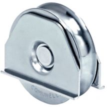 6PZ ruota per cancelli gola semitonda ART.332 ø 80
