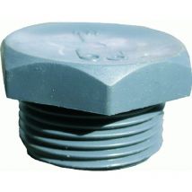 Arag - 6PZ tappo pvc testa esagonale 3/4