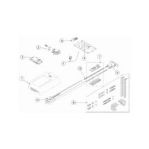 6TOPGC Chariot complet pour Top 603h-903h Ditec 6topgc Entrematic Pièce de rechange d'origine