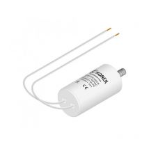 6uf 450vac Condensador Motor 34x60mm Cables + Torno M8 Konek 6mf450v/cables