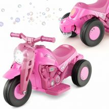 6V Kids Bubble Car Electric Motor Kids Ride on Motorcycle with Bubble Maker