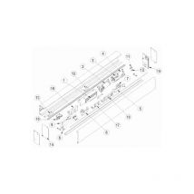 6VALHSA links-rechts-türbewegungsschiene