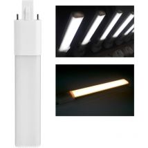 Beijiyi - 6W 2-pin compact tube fluorescent lamp, G23 horizontal tube base fluorescent lamp, 6000K (white G23)