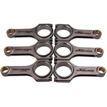 BFO - 6x 4340 EN24 H-Schaft Pleuel For Nissan Patrol for Datsun 280Z 280ZX Turbo L28Pleuel für Nissan Patrol Datsun 280Z 280ZX Turbo L28 Connecting