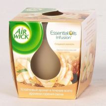 6x Airwick Duftkerzen Vanilla Brown Sugar 105g Raumdüfte Innen Dekoration Glas