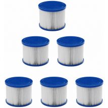 Filter Ersatz Filterkartuschen für Spa Pool Whirlpool 6 stück - Arebos