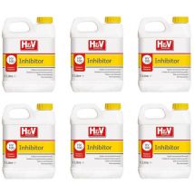 Calmag - 6x h&v Controls HV100 Scale Inhibitor Central Heating Systems 1 Litre