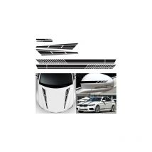 Blue Dream - 6X Car Sticker, Stripe Side Sticker Vinyl Sticker Car Side Graphic Sticker, Used for Auto Decoration Cover