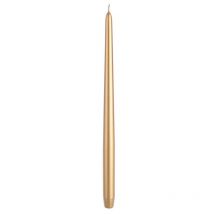 6x Goldene Konische Kerze 40 cm