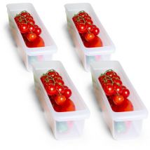 4x Novaliv Kühlschrank-einsätze Kühlschrank Organizer