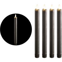 4x Novaliv led Kerze Echtwachskerzen