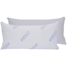 6x Triton Cool Visco Komfort Schlafkissen 40x80cm Kopf Nacken Bett Sofa Winter