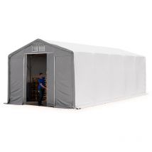 6x10m hangar Toolport pvc 850 n, h. 3m avec porte coulissante