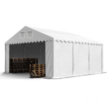 6x6m Tente de stockage Toolport pvc 800 n, h. 2,6m