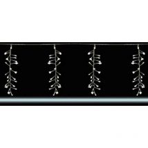 7 cluster schnee-effekt-vorhang 168 led kaltweiß ip44 145 19195 14519195