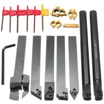 7 ensembles de barres d'alésage de porte-outils de rotation de tige de carbure de 12 mm Hasaki