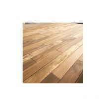 7 Lame de Terrasse Bois Exotique Classe 4 Cumaru kd 21x145 Lisse 1er Choix - Longueur 0,95 m