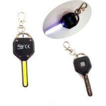 7 Led Schlüsselanhänger Taschenlampe Schlüsselhaken Kaltweisses Licht Blinkend Te-B0027