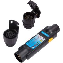 Testeur de voiture à 7 broches, testeur de remorque 12 v, outil de diagnostic de circuit de câblage d'éclairage à 7 broches (testeur de remorque à 7