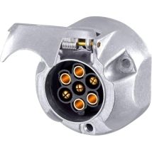 7-poliger Metall-anhängerstecker Mit Montagematerial, 13p12v-autoanhängerstecker, Anhängerstecker Aus Aluminiumlegierung