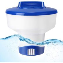 7 Pouces Distributeur Flottant pour Piscine, Diffuseur de Chlore, Diffuseur Flottant Piscine Tablette Chlore Piscine Diffuseur Flotteur Chimique
