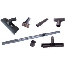 Hossi's Wholesale - 7-teiliges Staubsaugerdüsen-Set inkl. Staubsaugerrohr kompatibel für Kärcher wd 2.200, 2.250