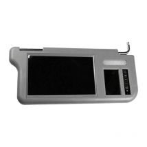 Woosien - 7-Zoll-Auto-Sonnenblende, Innen-Rückspiegel, Bildschirm, LCD-Monitor, DVD/VCD/AV/TV-Player, Rückfahrkamera (rechts).