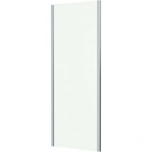 Diamond - 700mm Side Panel 8mm Toughened Safety Glass Screen Chrome Easy Clean Enclosure