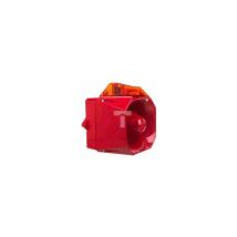 CSA - 7051111FUL-0128X - sirène midi asserta rouge 110DB flash rouge