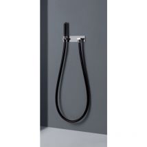 Gessi - Tubo de agua Kneipp de manguera Kneipp negra, cabezal de