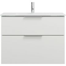 Burgbad - Eqio lavabo de cristal con mueble bajo para lavabo,