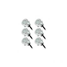 Kit led Spot Terrace 6x0,6W - Natural White 4000K
