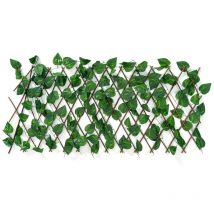 70x70cm Artificial Fence Artificial hedges Trellis Scindapsus Leaf Faux Garden Fence Ornament Private Screen Balcony Wall