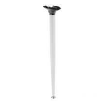 GTV - 710mm Angle Folding Table Leg Breakfast Bar Support 40mm Diameter - Pack of 1 - Colour White