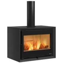 La Nordica Extraflame - Estufa de leña negra de 8,8kw. - 7115000 - nordica extraflame -