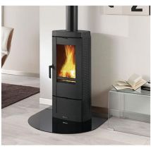La Nordica Extraflame - Estufa de leña negra de 6,2kw. - 7119301 - nordica extraflame -