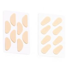 72 Paires Coussinet de Nez en Mousse Adhésif 2 Styles Coussinet Nez Lunette Enfant Plaquettes de Nez Doux Coussinets de Nez Antidérapants pour la
