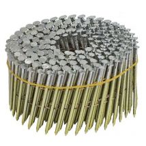 Norfix - 7200 Pointes en rouleau 70 x 2.5 mm 16° NFX11357 plat zingué bichromaté 13μ annelées liaison fil cuivré