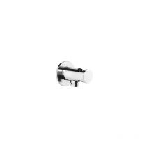 Gessi - Codo de conexión a la pared Anello 1/2 con soporte, de