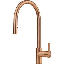 Franke - Eos Neo - Spültischarmatur fc 0045.505 mit ausziehbarem Endstück, Kupfer 115.0628.254