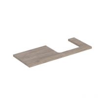 Keramag - Geberit one placa de lavabo, recortable derecha, 120x3x47 cm,