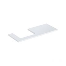 Keramag - Placa de lavabo Geberit one, recortable a la izquierda, para