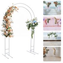 7.2ft métal stand arc de mariage ballon backdrop stand pour le jardin de fête en plein air