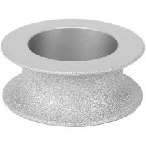 7.3cm Meule abrasive concave diamantée pour pierre céramique verre 2.5cm