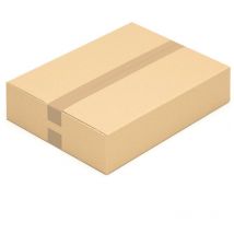 Kk Verpackungen - 75 Faltkartons 450 x 350 x 100 mm Kartons 45 x 35 x 10 cm Versandkartons Wellpappe