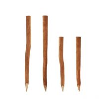 Aquagart - 75 poteaux bois pour palissade 1,5m i diamètre 6-9cm i poteau de clôture en noisetier i poteau de clôture