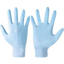 Showa Disposable Gloves, Blue Nitrile, Box of 100 (Size 2XL/11)